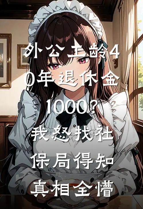 外公工龄40年退休金1000？我怒找社保局，得知真相全懵