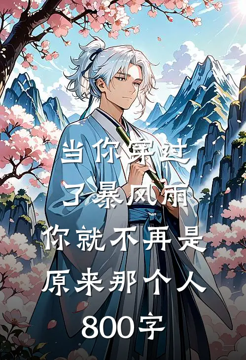 当你穿过了暴风雨,你就不再是原来那个人800字