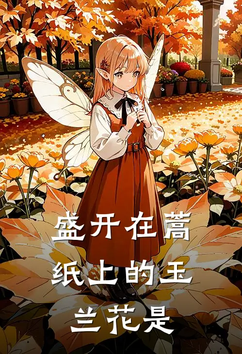 盛开在蒿纸上的玉兰花是